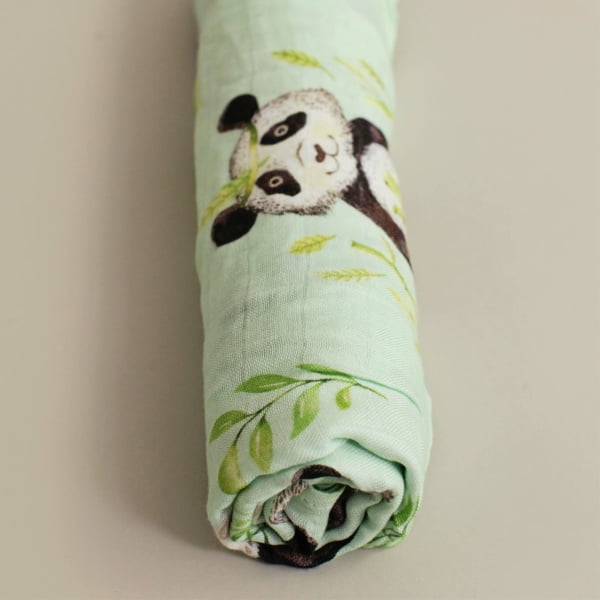 Maxi Schmusetuch "Panda" aus Bio Bambus